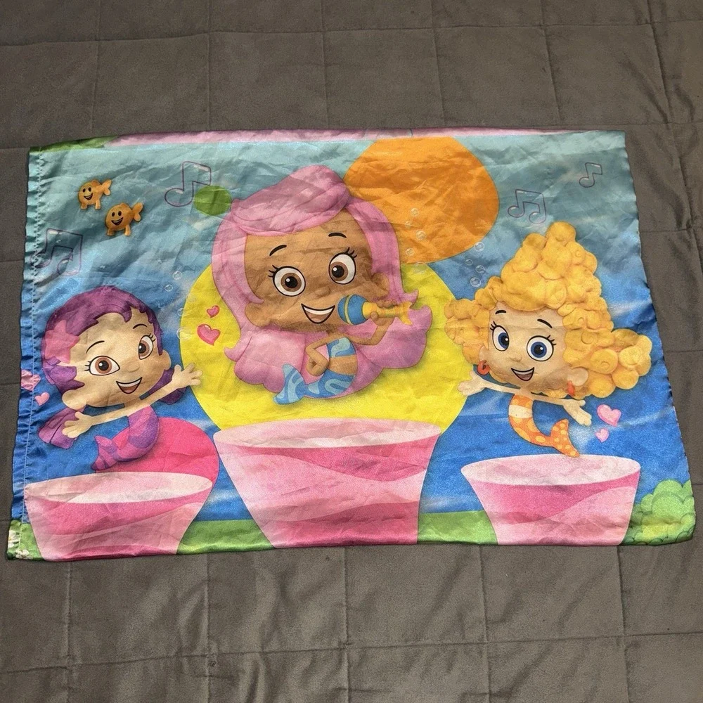 Bubble Guppies Standard Size Pillowcase Reversible Nick Jr. Bedding